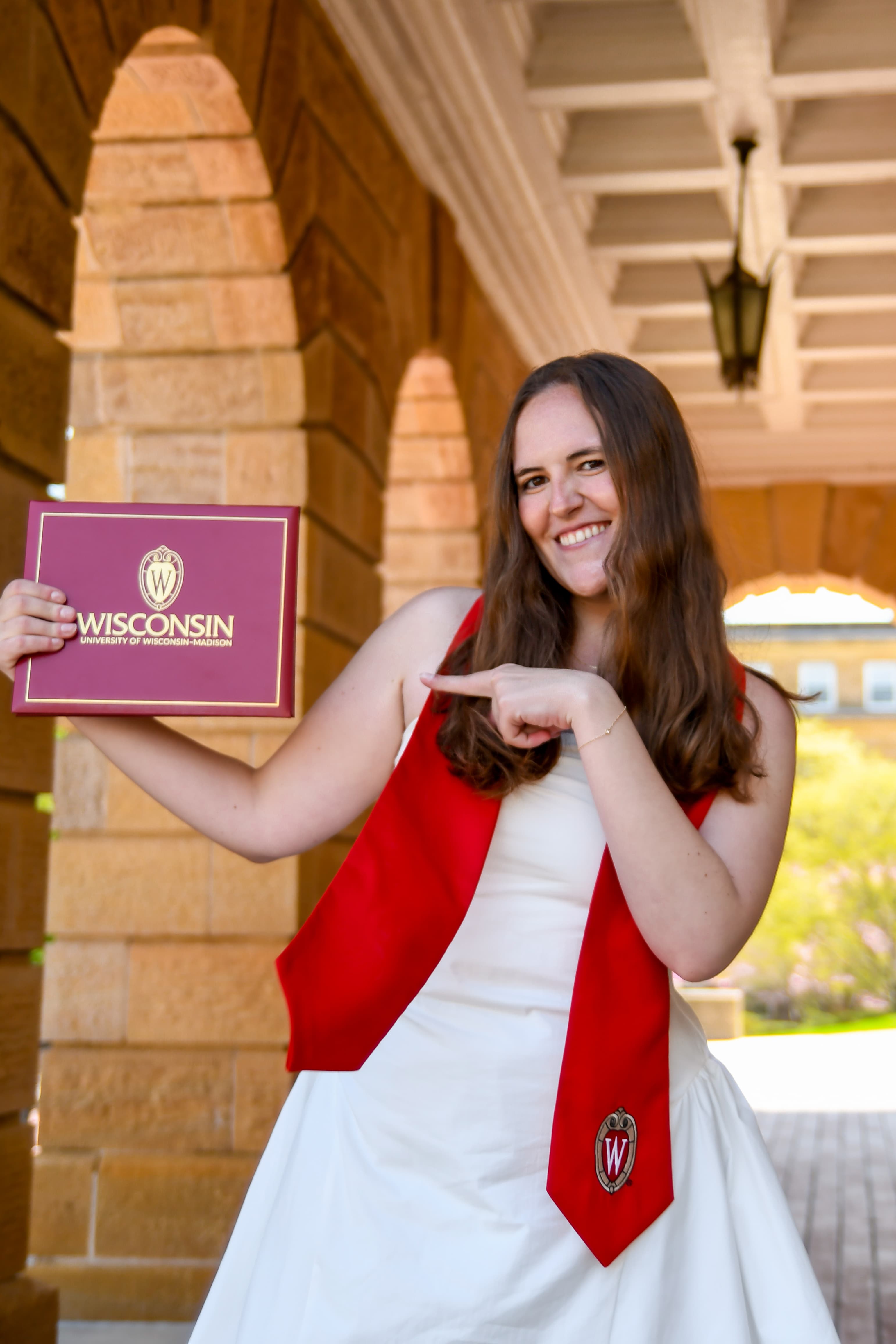 Kalynn Willis at UW-Madison graduation